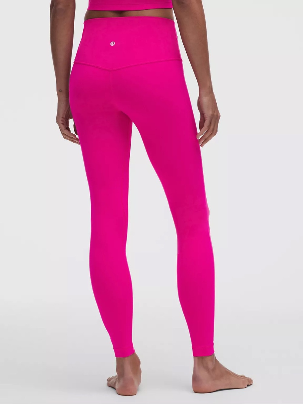 Lululemon High-Rise Pink Flare Leggings
